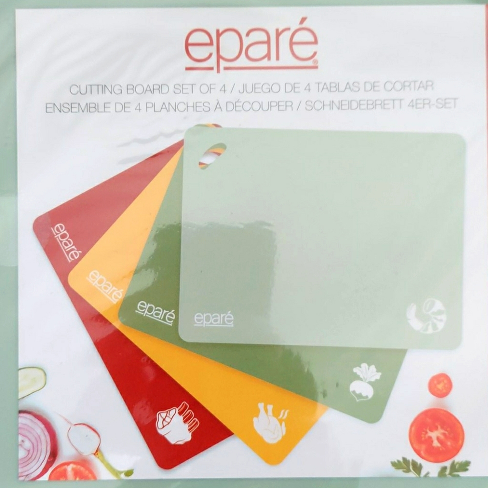 Cutting Board 4-Piece Set by Epare